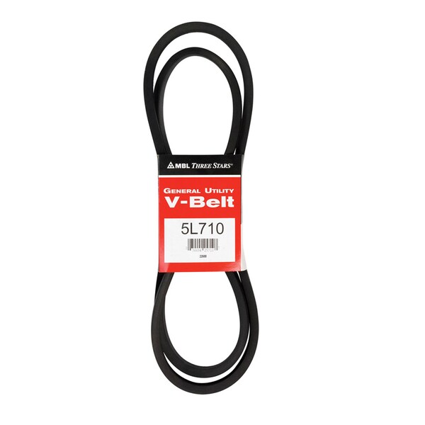 Mbl Mitsuboshi FHP General Utility V-Belt 0.63 in. W X 71 in. L For Fractional Horsepower Motors 5L710A - main